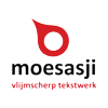 Moesasji vlijmscherp tekstwerk logo